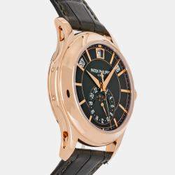 Pre Owned Pre-Owned Patek Philippe Complications Annual Calendar Moon Phases 5205R-011 Men's Watch Automatic 40 mm