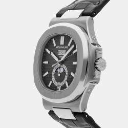 Pre Owned Pre-Owned Patek Philippe Nautilus Annual Calendar Moon Phases 5726A-001 Automatic Men's Watch 40 mm