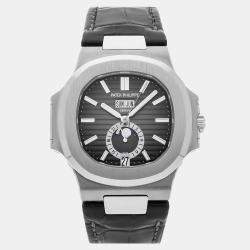 Pre Owned Pre-Owned Patek Philippe Nautilus Annual Calendar Moon Phases 5726A-001 Automatic Men's Watch 40 mm