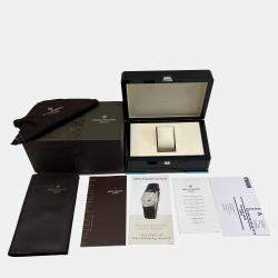 Pre Owned Pre-Owned Patek Philippe Complications World Time 5131J-001 Silver Automatic 18k Yellow Gold Men's Wristwatch 39 mm