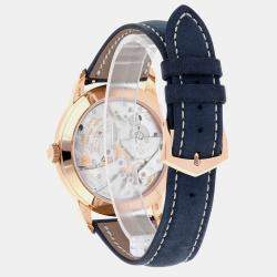 Pre Owned Patek Philippe Complications 5224R-001 Automatic Blue 18k rose gold Men's Wristwatch 42 mm