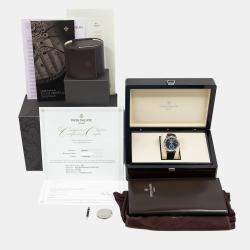 Pre Owned Patek Philippe Grand Complications 5236P001 Automatic Blue Platinum Men's Wristwatch 41.3 mm
