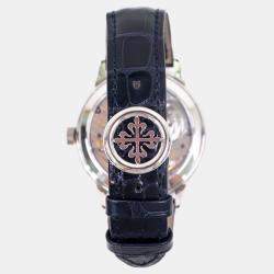 Pre Owned Patek Philippe Grand Complications 5236P001 Automatic Blue Platinum Men's Wristwatch 41.3 mm