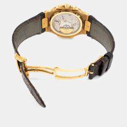 Pre Owned Patek Philippe Nautilus 5712R-001 Automatic Brown 18k Rose Gold Men's Wristwatch 40 mm
