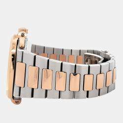 Pre Owned Patek Philippe Nautilus 5980/1AR-001 Automatic Blue 18k Rose Gold Stainless Steel Men's Wristwatch 40 mm