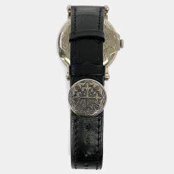 Pre Owned Patek Philippe Perpetual Calendar 5160/500G-001 Automatic White 18k White Gold Men's Wristwatch 42 mm