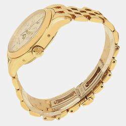 Pre Owned Patek Philippe Annual Calendar 5036/1J Automatic Silver Dial 18k Yellow Gold Men's Wristwatch 37mm