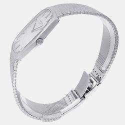 Pre Owned Patek Philippe Ellipse 3567/1 Manual Silver Dial 18k White Gold Men's Wristwatch 26 mm