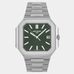 Pre Owned باتيك فيليب كيوبتوس 5821/1A-001 أوتوماتيك 45 ملم مملوكة من قبل