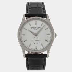 Pre Owned Pre-Owned Patek Philippe Calatrava Small Seconds 5196G-001 Manual Winding 37 mm