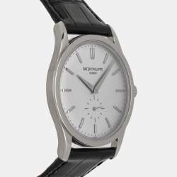 Pre Owned Pre-Owned Patek Philippe Calatrava Small Seconds 5196G-001 Manual Winding 37 mm