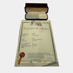 Pre Owned Pre-Owned Patek Philippe Calatrava 2526J Black Automatic 18k Yellow Gold Men's Wristwatch 36 MM