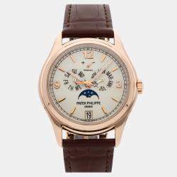 مملوكة مسبقًا Pre-Owned Patek Philippe Complications Annual Calendar Moon Phases 5146R-001 Automatic 39 mm