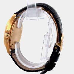 Pre Owned Patek Philippe Aquanaut 5060SJ-001 Black 18K Yellow Gold Automatic Men's Wristwatch 35mm