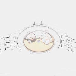 Pre Owned Patek Philippe Calatrava 5107/1G-001 Silver18K  White Gold Automatic Men's Wristwatch 37mm