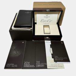 Pre Owned Patek Philippe Complications Annual Calendar Regulator 5235G-001 Silver 18K White Gold Automatic Men's Wristwatch 40mm