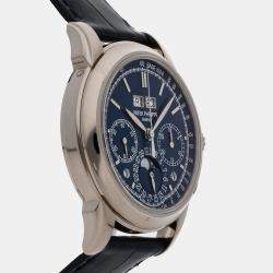 Patek Philippe Blue 18k White Gold Grand Complications 5270G-014 Manual Wind Men's Wristwatch 41 mm