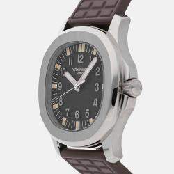 Patek Philippe Black Stainless Steel Aquanaut 5060A-001 Automatic Men's Wristwatch 35 mm