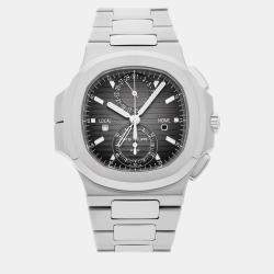 Pre Owned Patek Philippe Black Stainless Steel Nautilus 5990/1A-001 Automatic Men's Wristwatch 40 mm