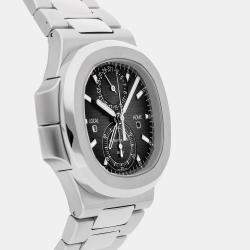 Pre Owned Patek Philippe Black Stainless Steel Nautilus 5990/1A-001 Automatic Men's Wristwatch 40 mm