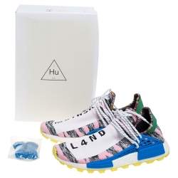 Pharrell Williams x Adidas Multicolor Fabric Solar HU NMD Solar Pack - M0TH3R Sneakers Size 45 1/3