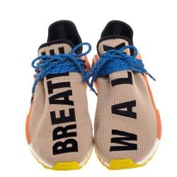 Pharrell Williams x adidas Beige Fabric Human Body NMD Sneakers Size 40 2/3