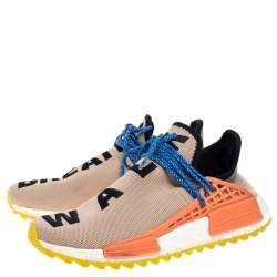 Pharrell Williams x adidas Beige Fabric Human Body NMD Sneakers Size 40 2/3