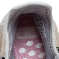 Pharrell Williams x Adidas Cream Knit Fabric NMD Hu Sneakers Size 41 1/3
