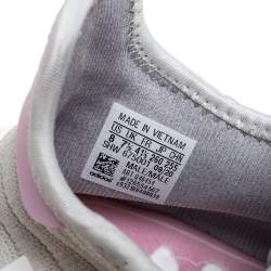 Pharrell Williams x Adidas Cream Knit Fabric NMD Hu Sneakers Size 41 1/3