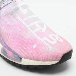 Pharrell Williams x Adidas Multicolor Knit Fabric Hu NMD Low Top Sneakers Size 39 1/3