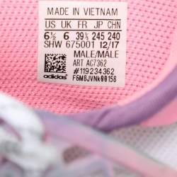 Pharrell Williams x Adidas Multicolor Knit Fabric Hu NMD Low Top Sneakers Size 39 1/3