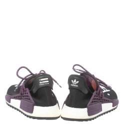 Adidas x Pharell Williams NMD Black Mesh Hu Trail Holi Low Top Sneakers Size 42.5