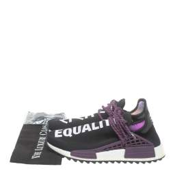 Adidas x Pharell Williams NMD Black Mesh Hu Trail Holi Low Top Sneakers Size 42.5