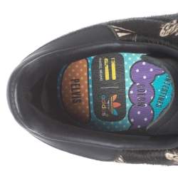 Adidas Stan Smith x Pharrell Williams Diamond Print Calf Hair Low Top Sneakers Size 42 2/3