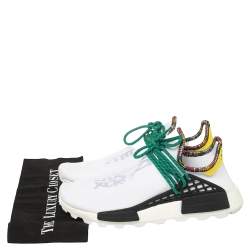 Pharrell Williams x Adidas White Fabric Human Body NMD Sneakers Size 44