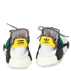 Pharrell Williams x Adidas White Fabric Human Body NMD Sneakers Size 44