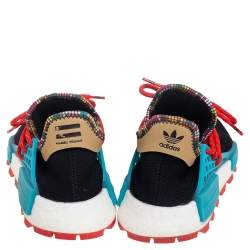 Pre Owned Adidas x Pharell Williams Black Primeknit Human Body NMD Size 40.5