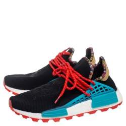 Pre Owned Adidas x Pharell Williams Black Primeknit Human Body NMD Size 40.5