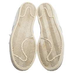 Adidas Pharrell Williams White Leather Pharell Supershell Super Low Top Sneakers Size 42.5 