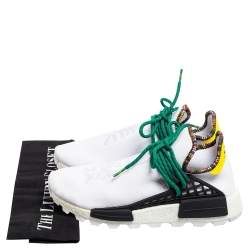 Pharrell Williams x Adidas White Fabric Human Body NMD Sneakers Size 40 2/3