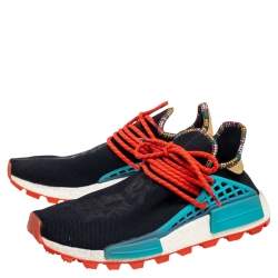 Pharrell Williams x adidas Black Fabric Human Body NMD Sneakers Size 42
