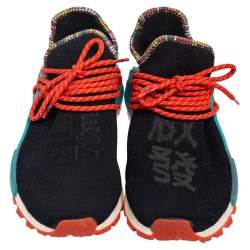 Pharrell Williams x adidas Black Fabric Human Body NMD Sneakers Size 42