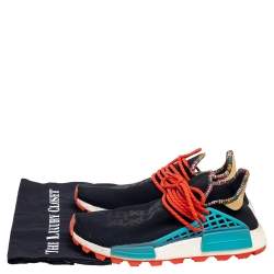 Pharrell Williams x adidas Black Fabric Human Body NMD Sneakers Size 42