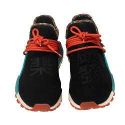 Pharrell Williams x Adidas Black Fabric Human Body NMD Sneakers Size 41 1/3