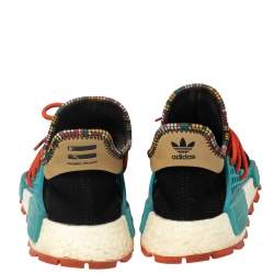 Pharrell Williams x Adidas Black Fabric Human Body NMD Sneakers Size 41 1/3
