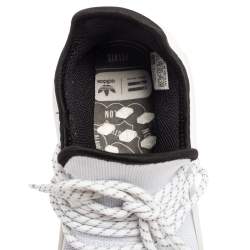 Pharrell Williams x Adidas White Knit Fabric Human Body NMD Sneakers Size 47 1/3