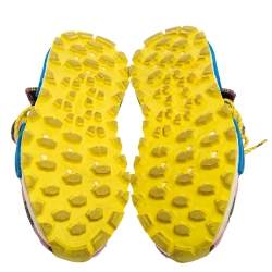 Pharrell Williams x adidas Multicolor Knit Fabric BBC HU NMD Sneakers Size 45 1/3