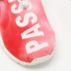 Pharrell Williams x Adidas Red Knit Fabric NMD HU China Pack Passion Sneakers Size 41.5