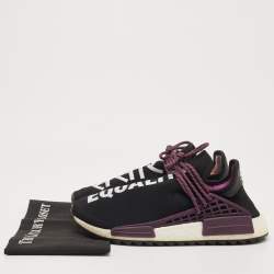 Adidas x Pharell Williams NMD Black Mesh Hu Trail Holi Low Top Sneakers Size 44