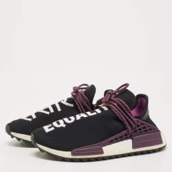 Adidas x Pharell Williams NMD Black Mesh Hu Trail Holi Low Top Sneakers Size 44